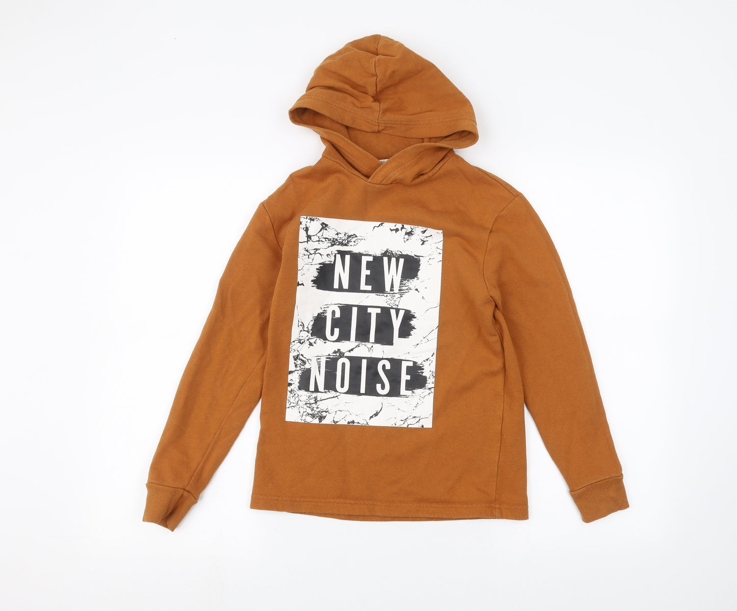 H&M Boys Brown   Pullover Hoodie Size 9-10 Years