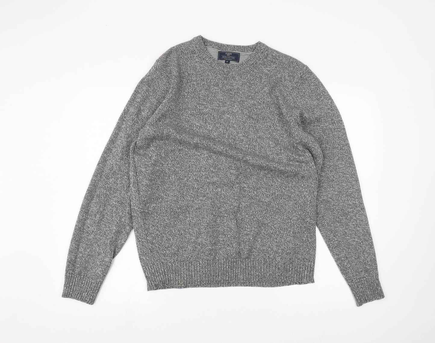 Atlantic Bay Mens Grey   Pullover Jumper Size M