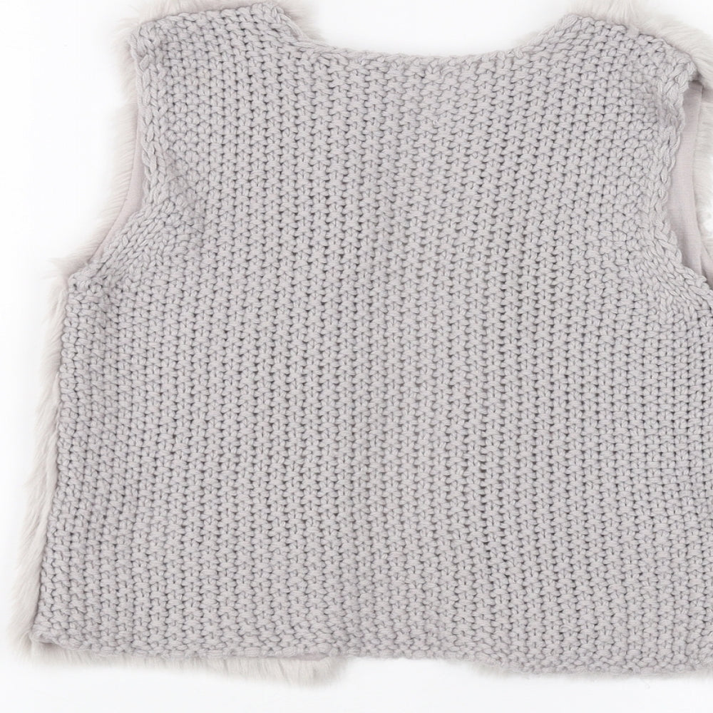 Primark Girls Grey   Jacket Coatigan Size 4-5 Years