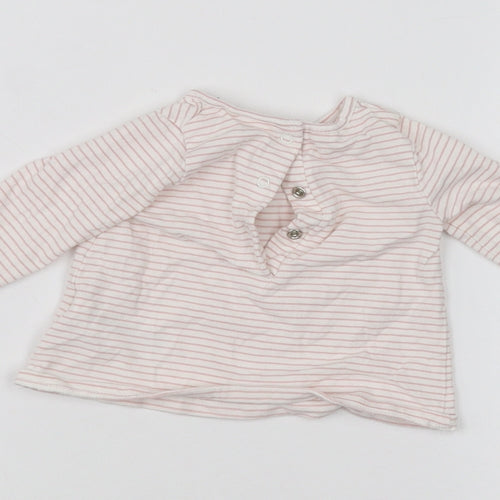 NEXT Baby White Striped  Basic T-Shirt Size 0-3 Months