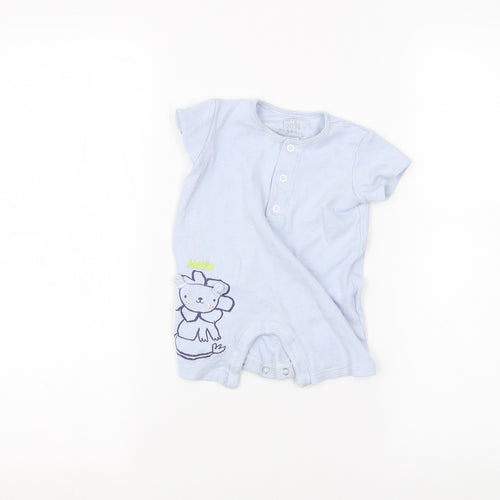fred & flo Baby Blue Striped  Babygrow One-Piece Size 3-6 Months