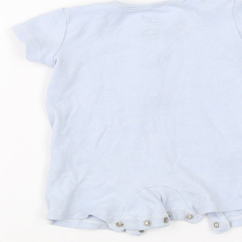 fred & flo Baby Blue Striped  Babygrow One-Piece Size 3-6 Months