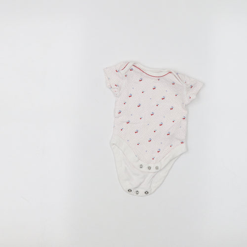 Junior j Baby White   Babygrow One-Piece Size 0-3 Months