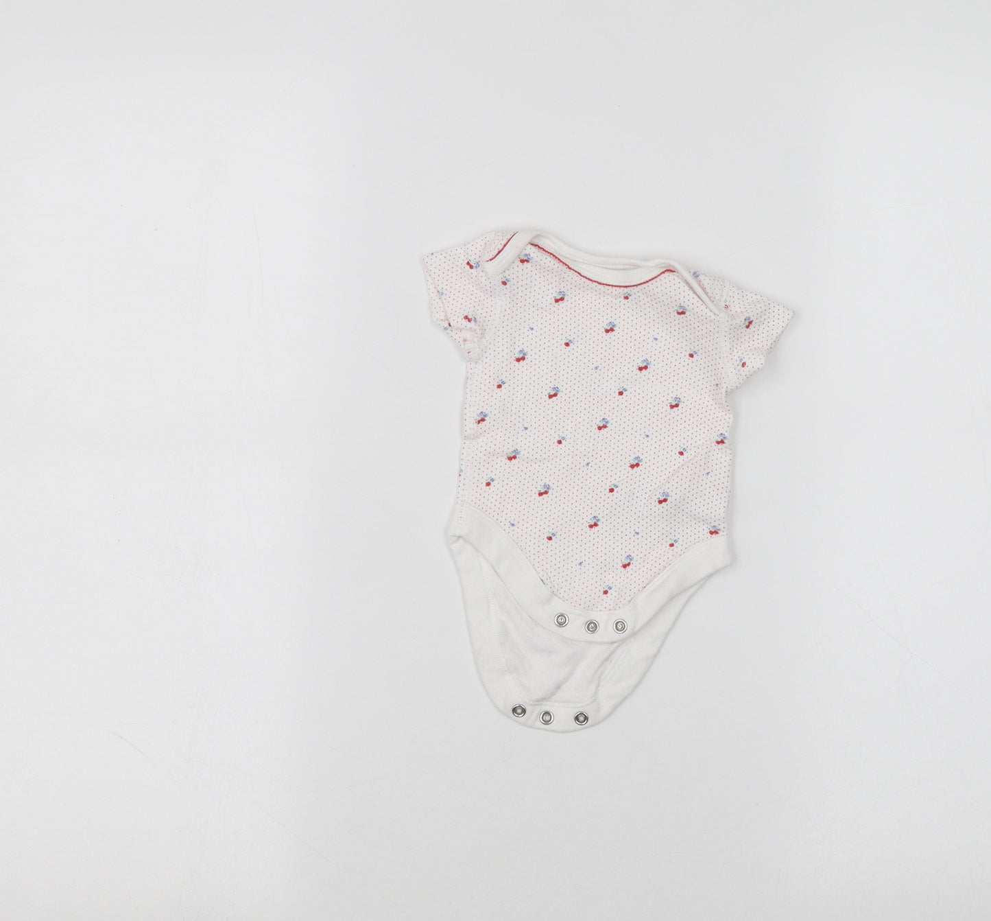 Junior j Baby White   Babygrow One-Piece Size 0-3 Months