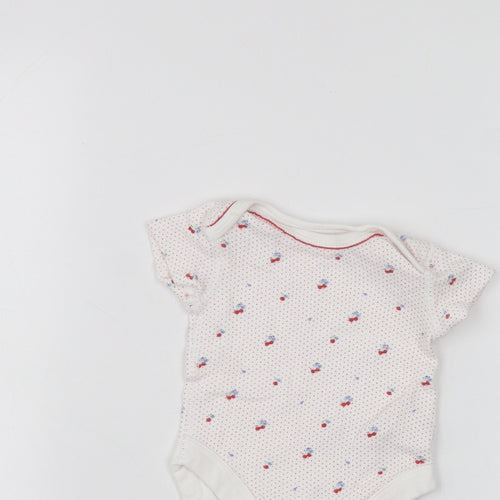 Junior j Baby White   Babygrow One-Piece Size 0-3 Months
