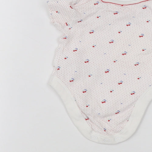 Junior j Baby White   Babygrow One-Piece Size 0-3 Months