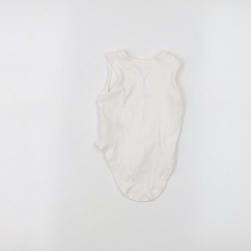 Nutmeg Baby White   Babygrow One-Piece Size 3-6 Months