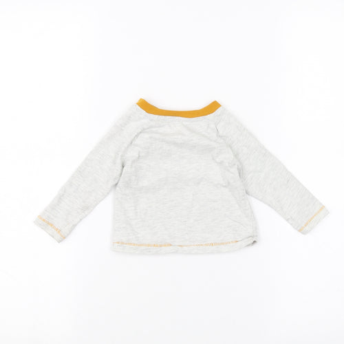 Primark Baby Grey   Basic T-Shirt Size 6-9 Months