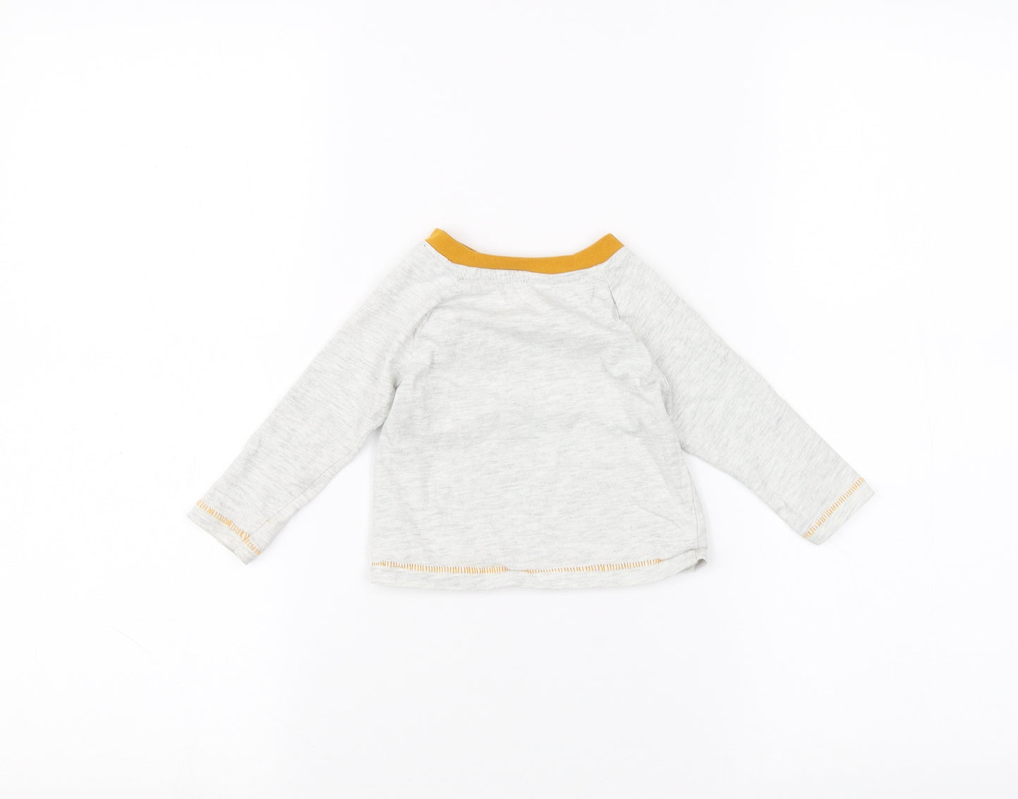 Primark Baby Grey   Basic T-Shirt Size 6-9 Months