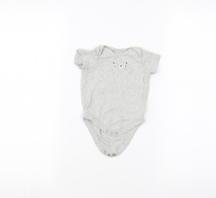 F&F Baby Grey Babygrow One-Piece Size 3-6 Months