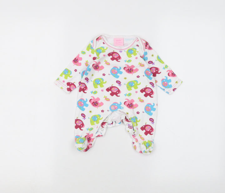 Bebe Bonito Baby White   Coverall One-Piece Size 0-3 Months