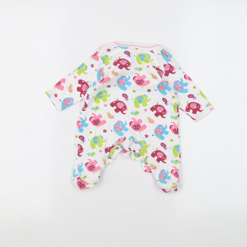 Bebe Bonito Baby White   Coverall One-Piece Size 0-3 Months