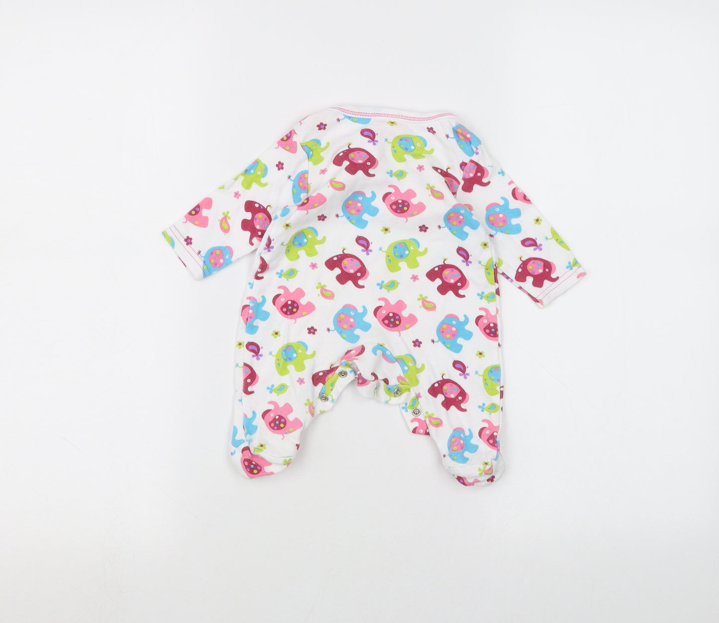 Bebe Bonito Baby White   Coverall One-Piece Size 0-3 Months