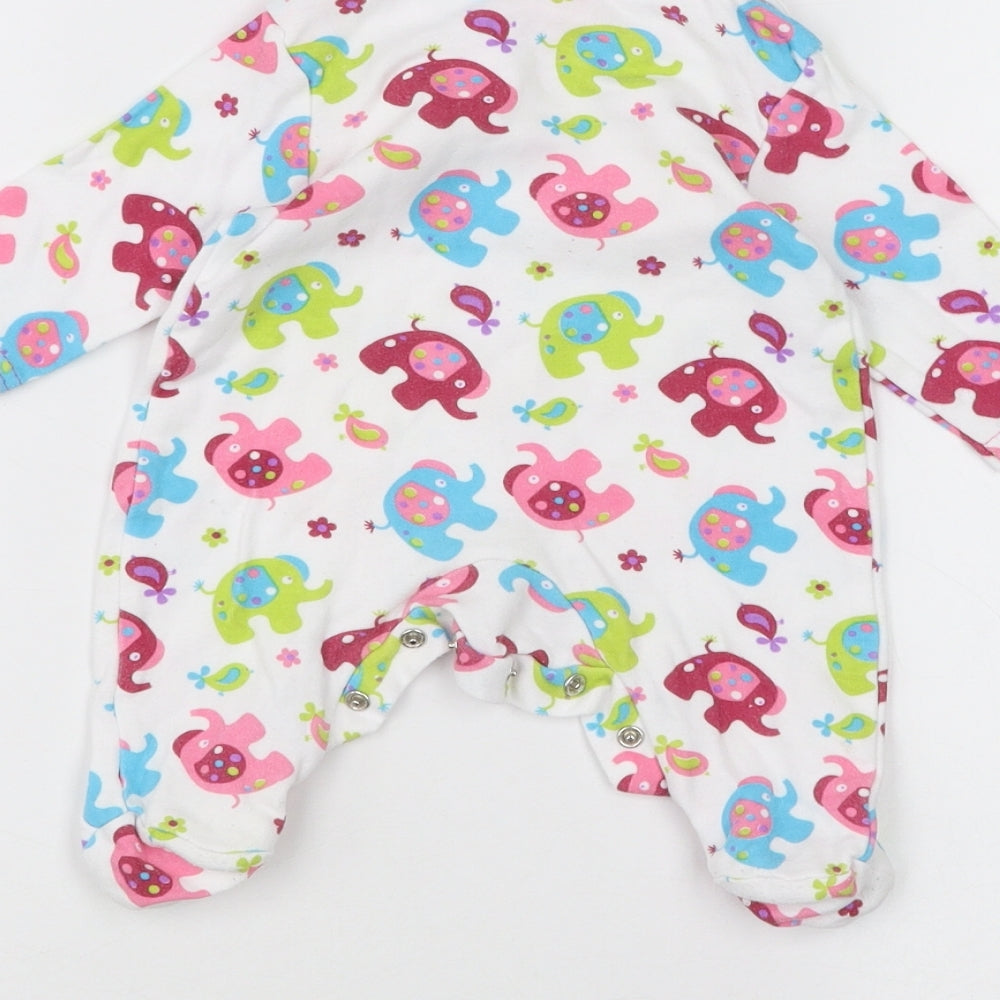 Bebe Bonito Baby White   Coverall One-Piece Size 0-3 Months