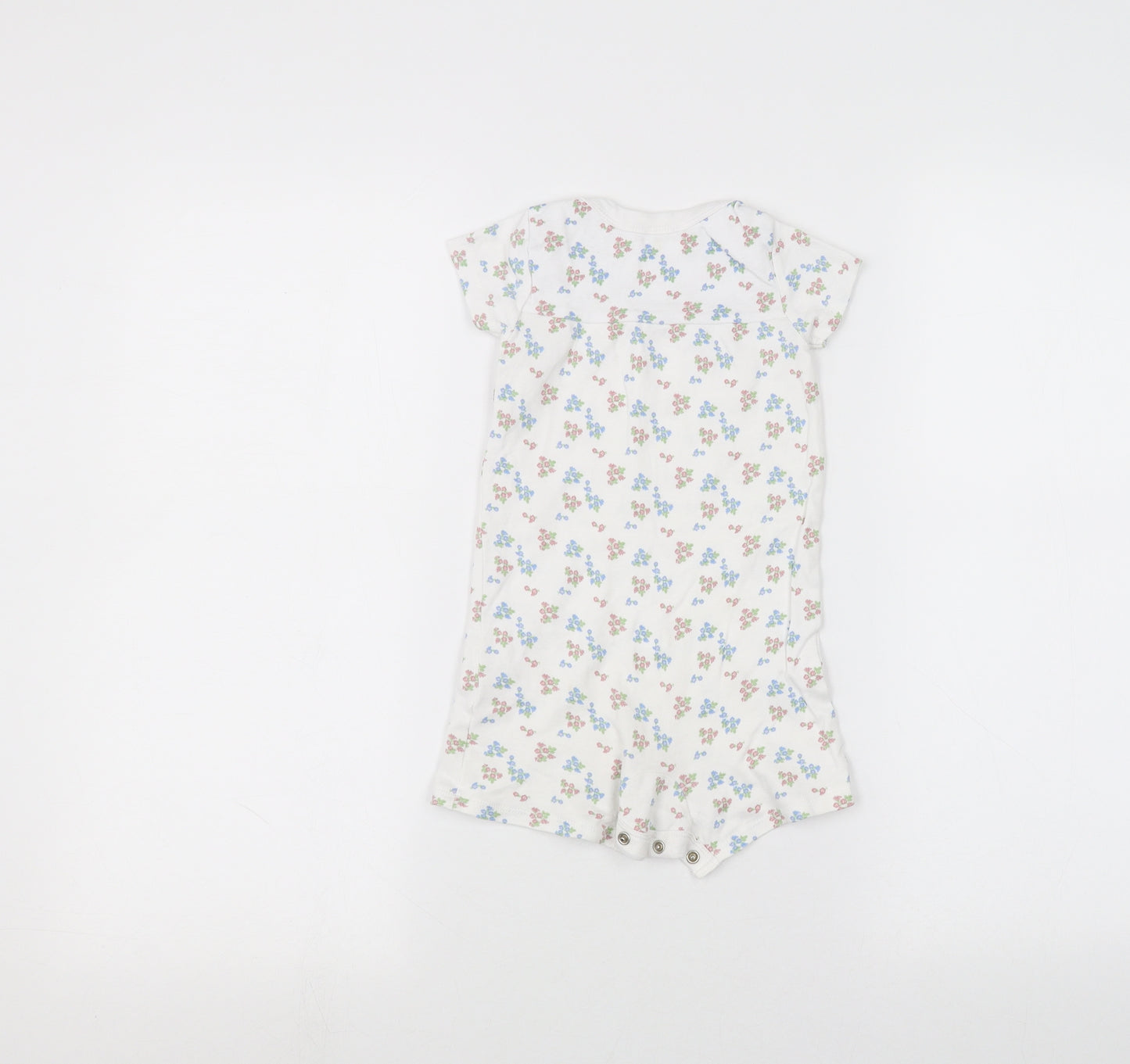 lily & dan Baby White   Babygrow One-Piece Size 12-18 Months