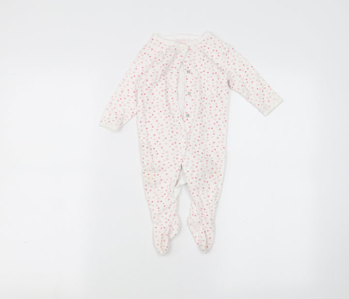 Earlydays Baby White   Coverall One-Piece Size 3-6 Months