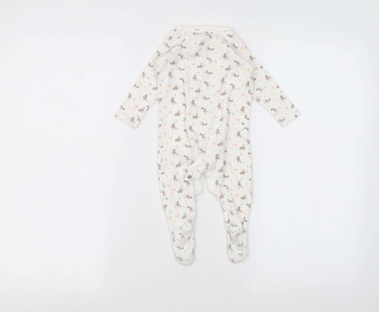 Disney Baby White   Coverall One-Piece Size 3-6 Months