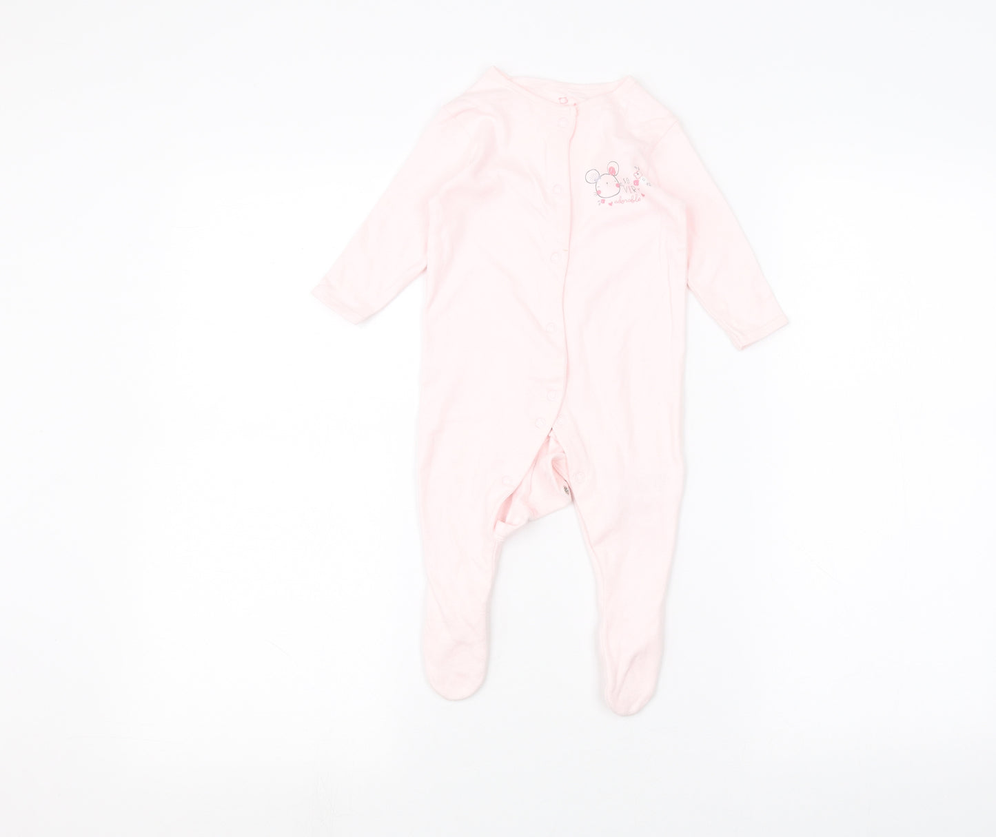 Earlydays Baby Pink   Coverall One-Piece Size 3-6 Months