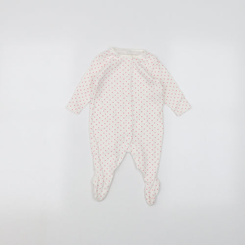 Earlydays Baby White Polka Dot  Coverall One-Piece Size 3-6 Months