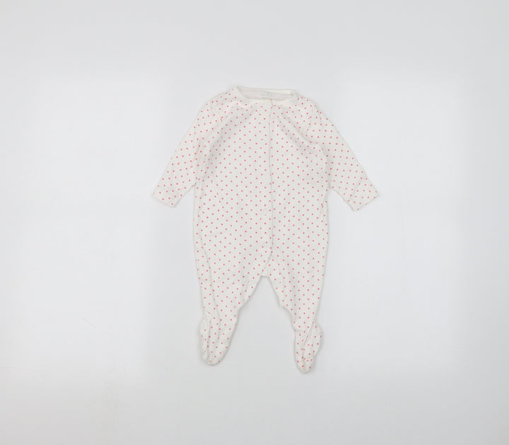 Earlydays Baby White Polka Dot  Coverall One-Piece Size 3-6 Months