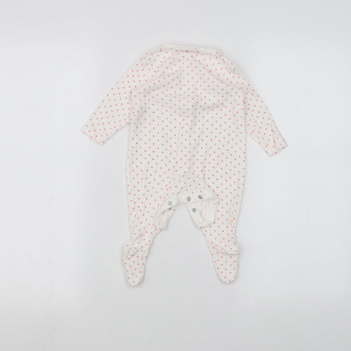 Earlydays Baby White Polka Dot  Coverall One-Piece Size 3-6 Months