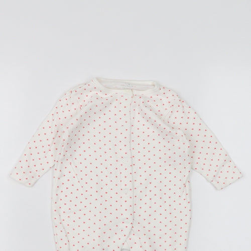 Earlydays Baby White Polka Dot  Coverall One-Piece Size 3-6 Months
