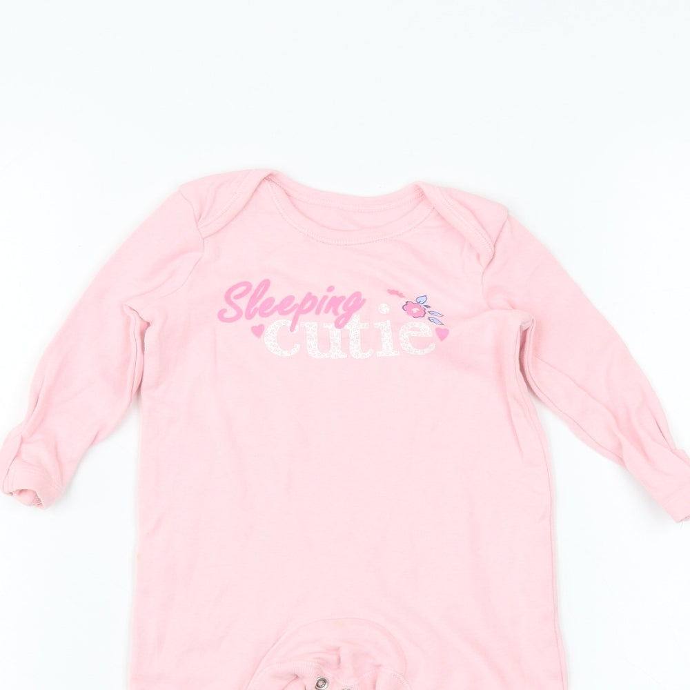 George Baby Pink   Coverall One-Piece Size 0-3 Months