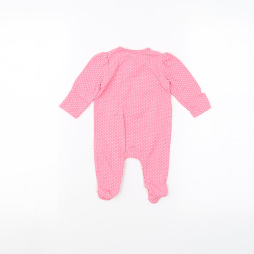 George Baby Orange Polka Dot  Coverall One-Piece Size 0-3 Months
