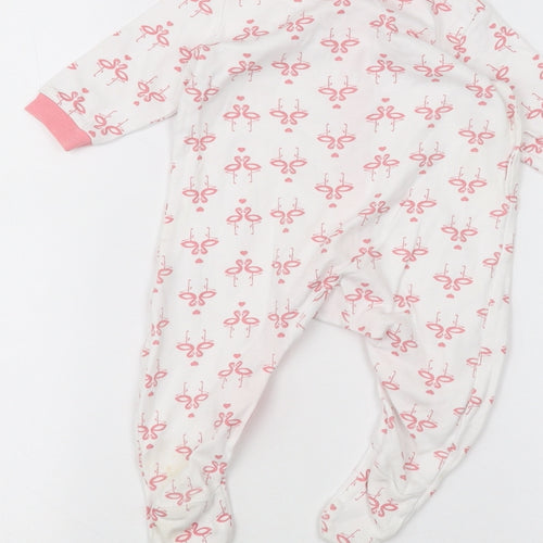 lily & dan Baby White   Coverall One-Piece Size 3-6 Months