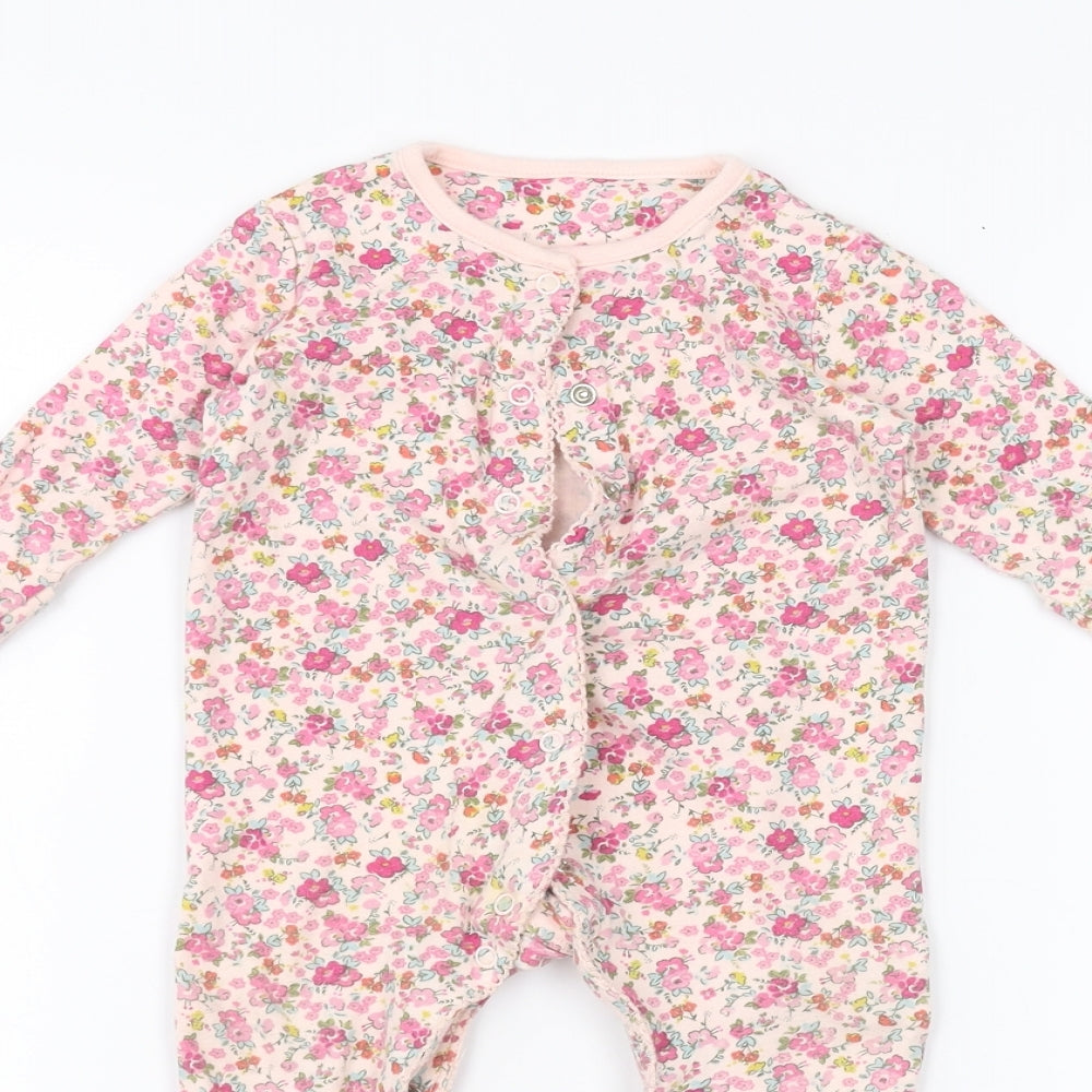 Mothercare Baby Pink   Coverall One-Piece Size 3-6 Months