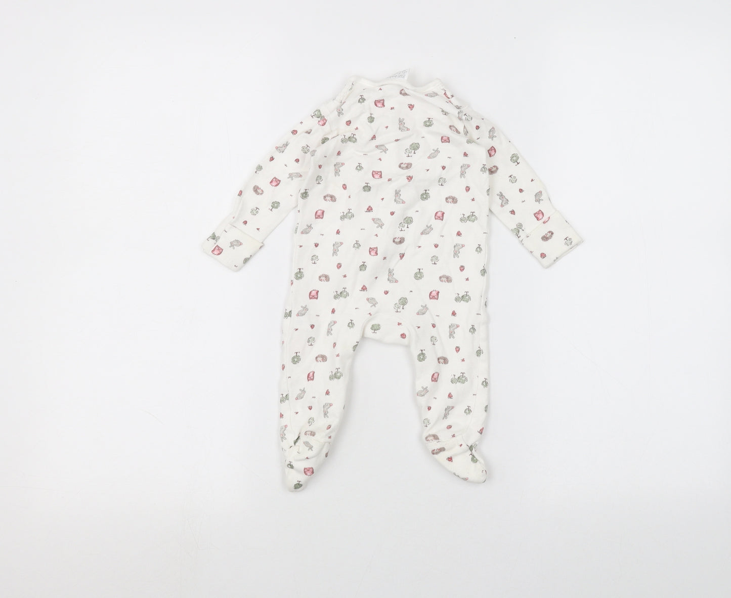 F&F Baby White   Coverall One-Piece Size 0-3 Months