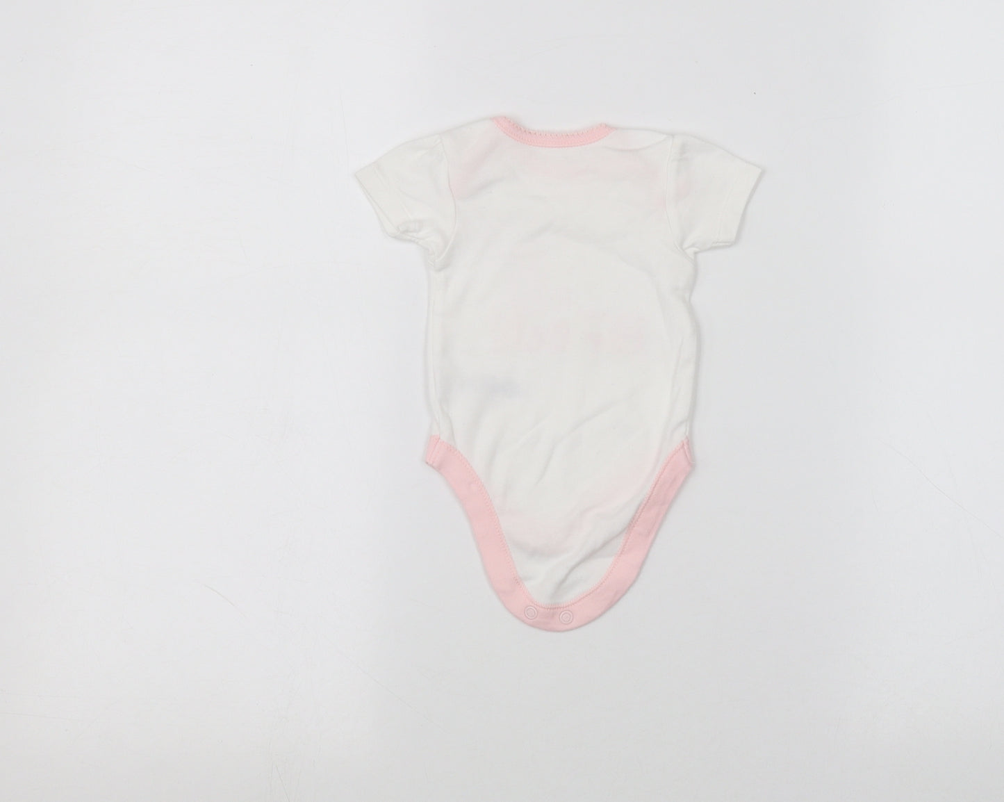 George Baby White   Babygrow One-Piece Size 0-3 Months