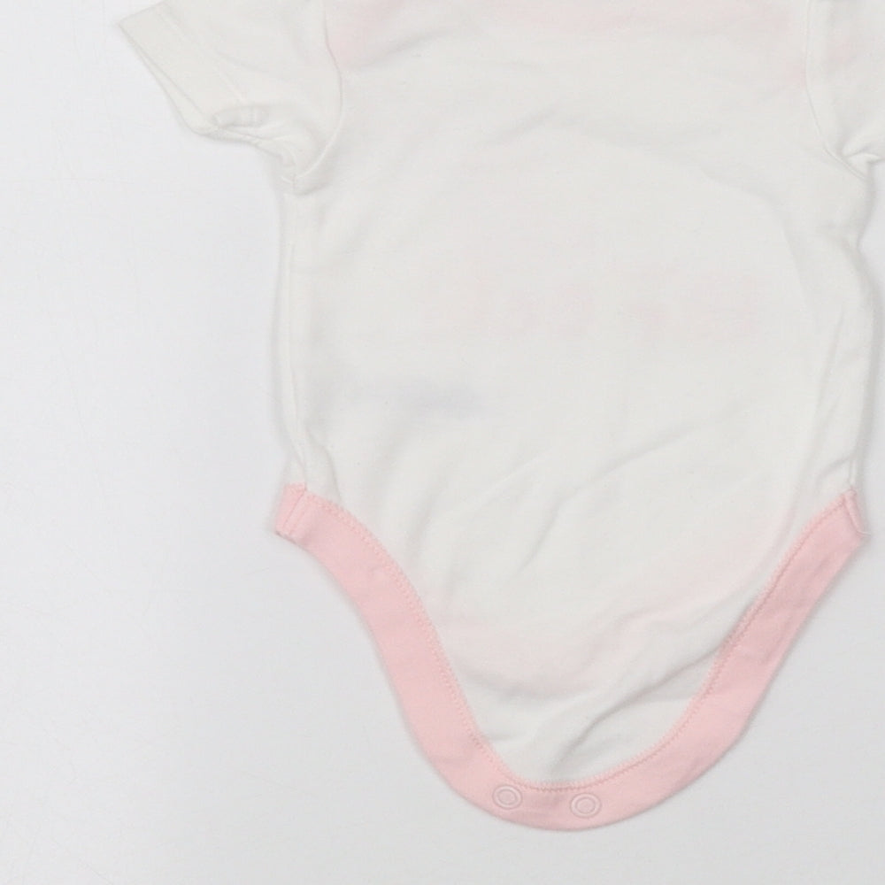 George Baby White   Babygrow One-Piece Size 0-3 Months