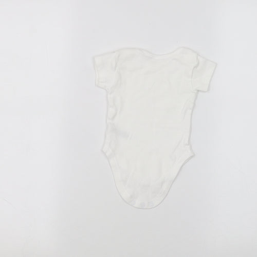 Nutmeg Baby White   Babygrow One-Piece Size 0-3 Months