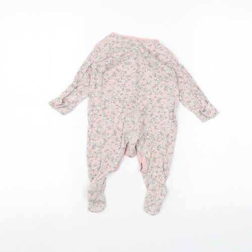 TU Baby Pink Floral  Coverall One-Piece Size 3-6 Months