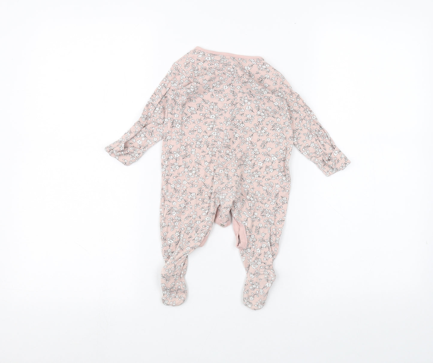 TU Baby Pink Floral  Coverall One-Piece Size 3-6 Months