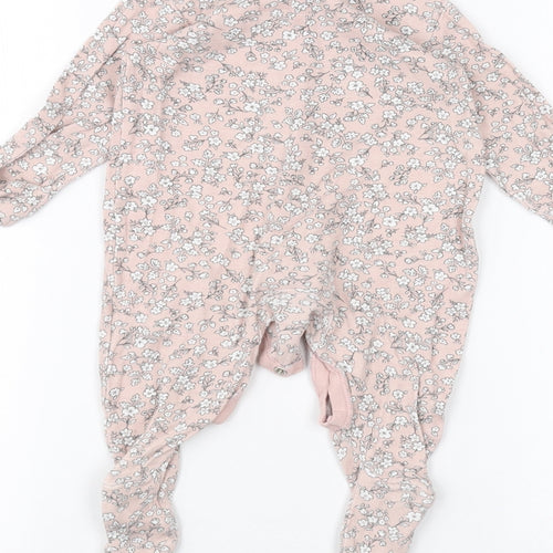TU Baby Pink Floral  Coverall One-Piece Size 3-6 Months