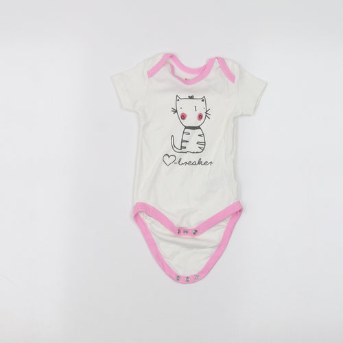 Lupilu Baby White   Coverall One-Piece Size 3-6 Months