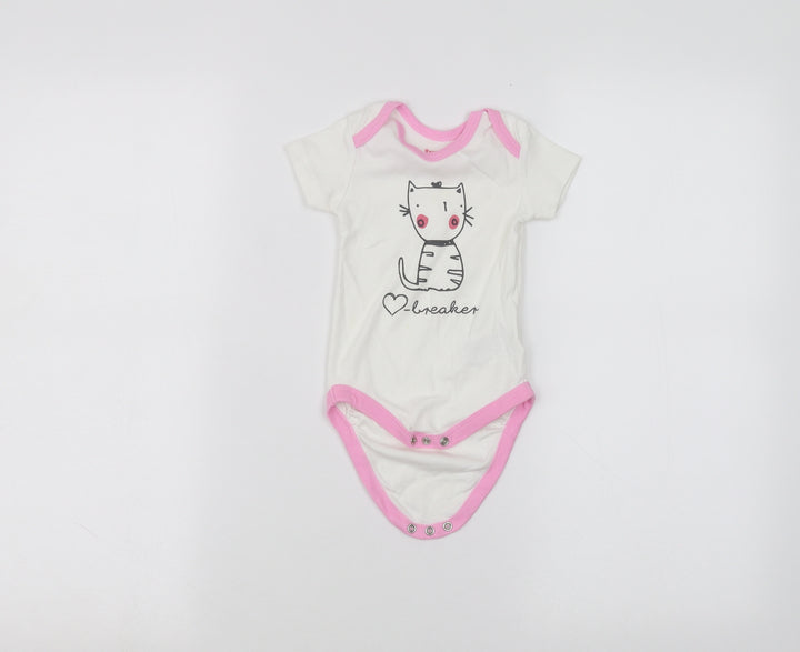 Lupilu Baby White Coverall One-Piece Size 3-6 Months