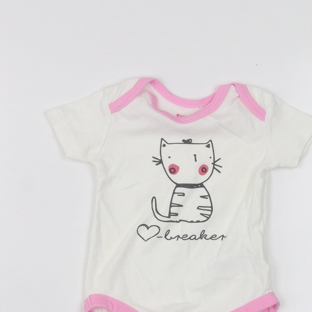 Lupilu Baby White   Coverall One-Piece Size 3-6 Months