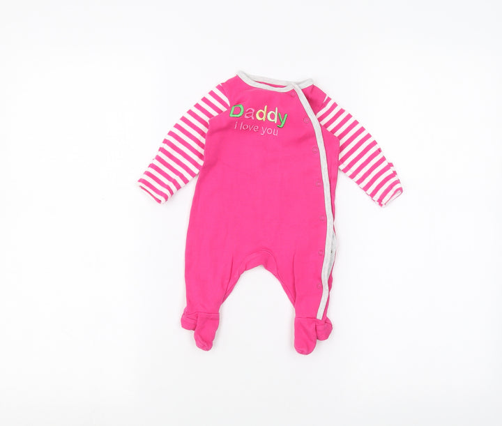 Mothercare Baby Pink   Coverall One-Piece Size 0-3 Months