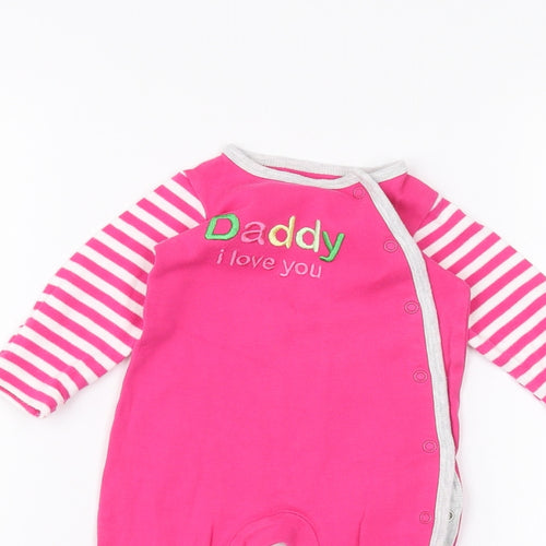 Mothercare Baby Pink   Coverall One-Piece Size 0-3 Months