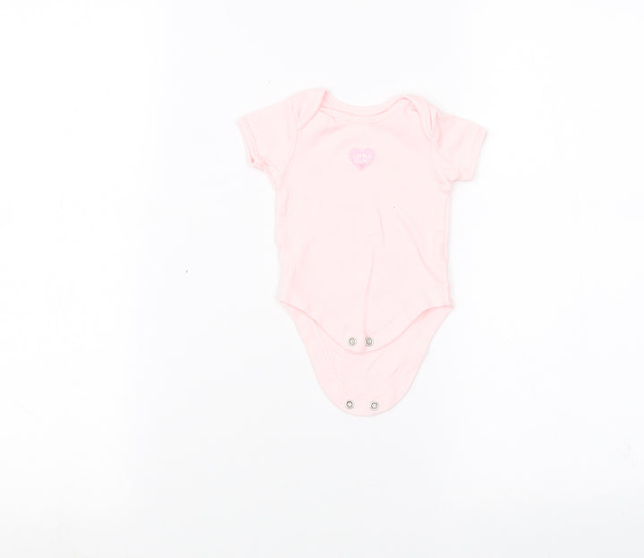 George Baby Pink Babygrow One-Piece Size 0-3 Months