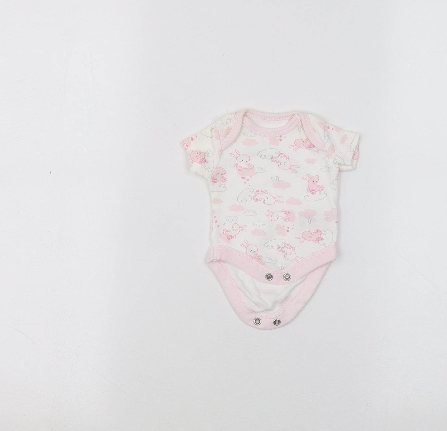Mothercare Baby White   Babygrow One-Piece Size 0-3 Months