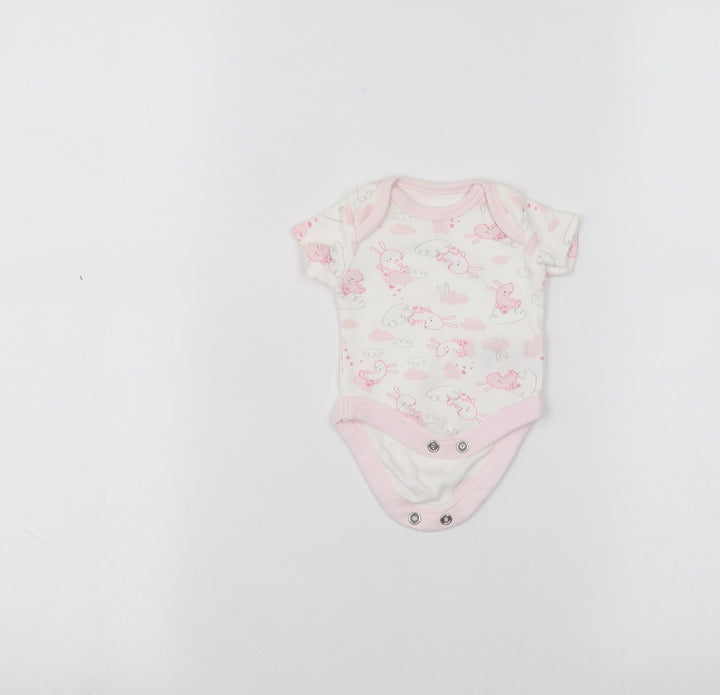 Mothercare Baby White   Babygrow One-Piece Size 0-3 Months
