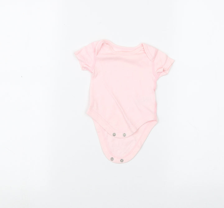BHS Baby Pink   Babygrow One-Piece Size 0-3 Months