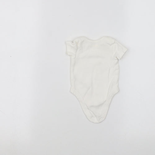 George Baby White   Babygrow One-Piece Size 0-3 Months