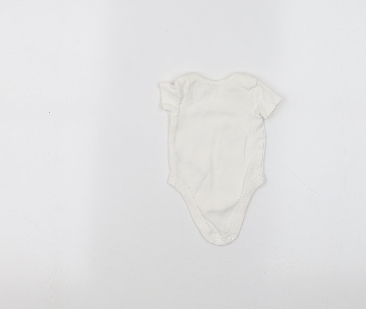 George Baby White   Babygrow One-Piece Size 0-3 Months