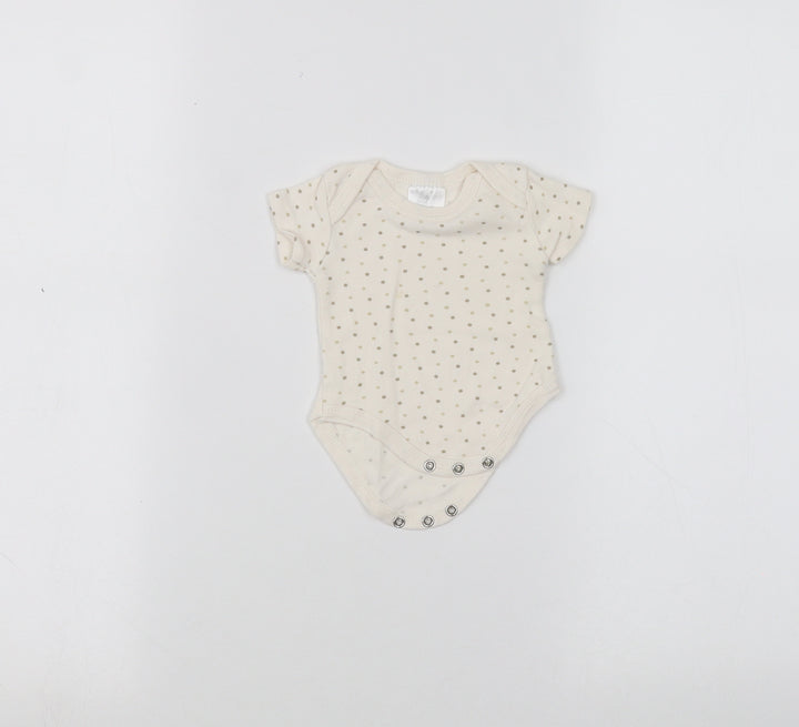 Preworn Baby White Babygrow One-Piece Size 0-3 Months