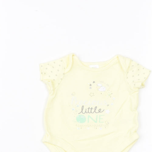 Mini Club Baby Yellow   Babygrow One-Piece Size 0-3 Months